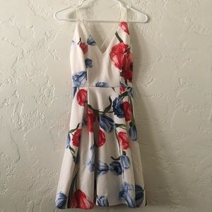 Spring floral dress